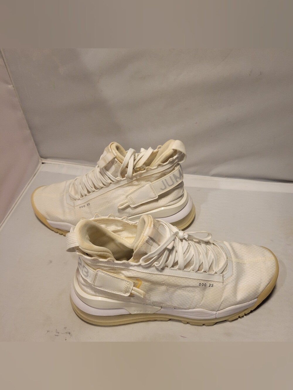 Jordan Proto Max 720 Shoe White/Platinum BQ6623-100 Men's Size 10.5